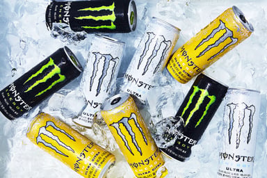 MNST drinks on ice