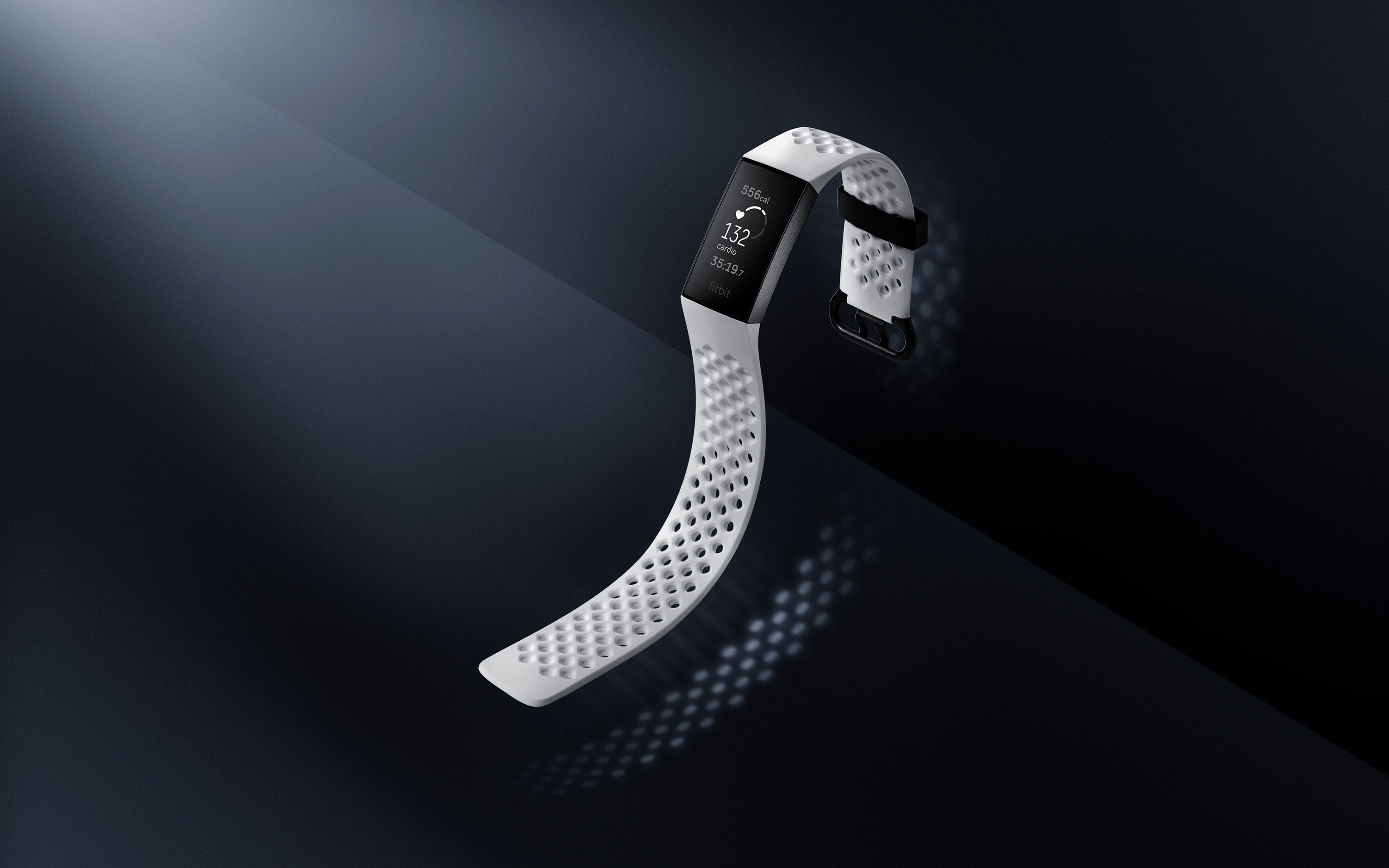 The Fitbit Charge 3.