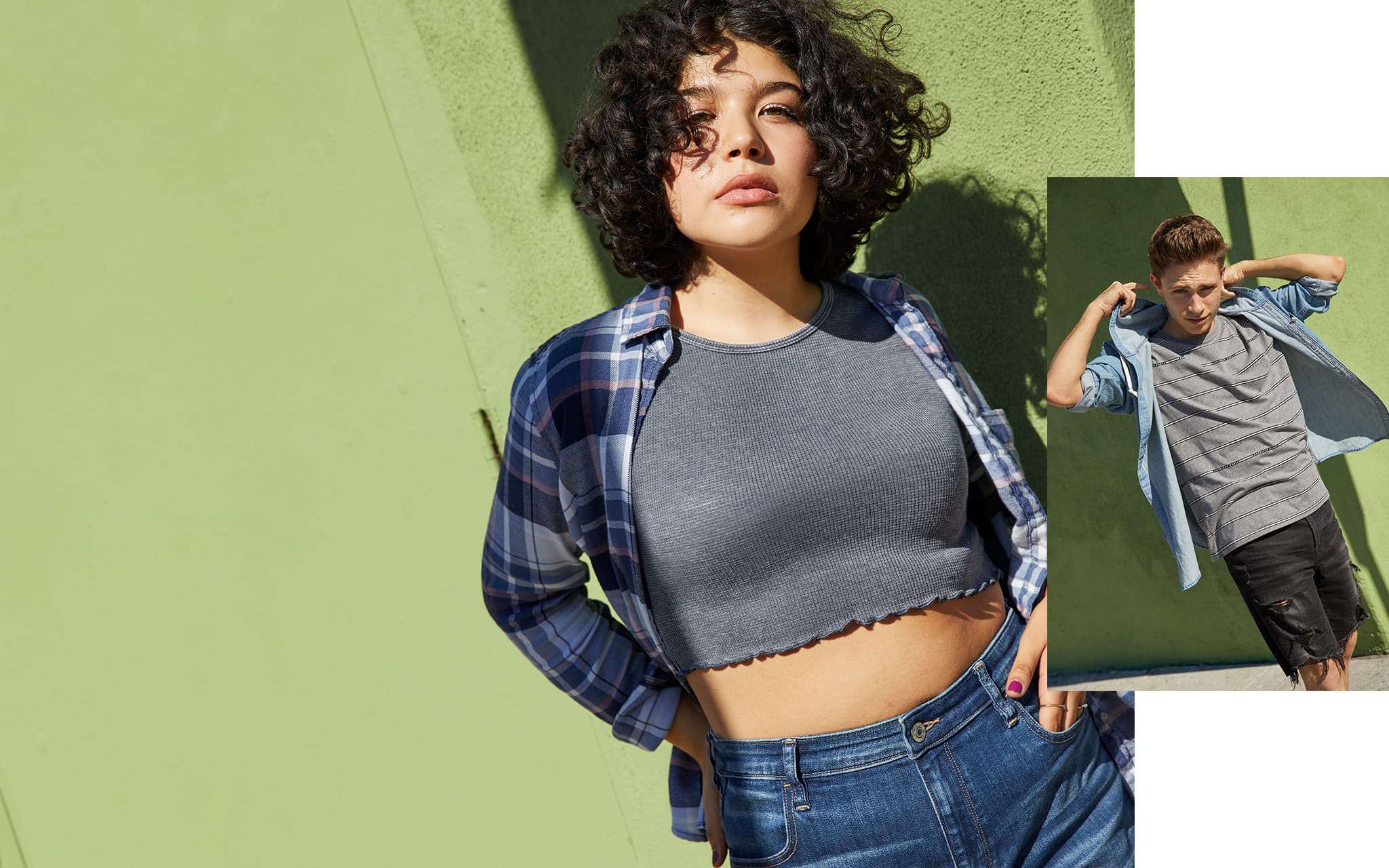 An American Eagle ad campaign.