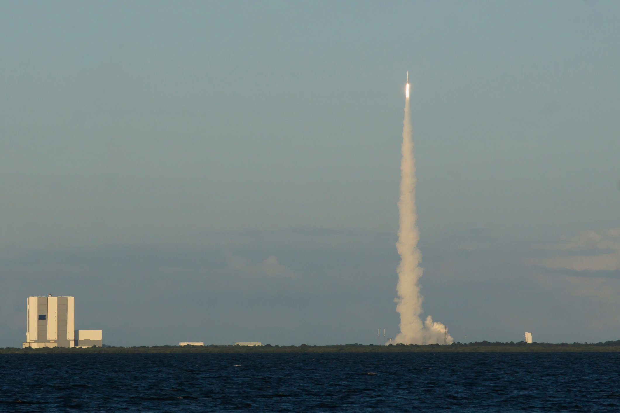 Atlas V rocket launch from Cape Canaveral.