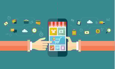 Ecommerce e-commerce mobile online shopping
