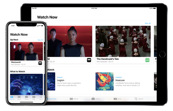 TV app on iPad and iPhone