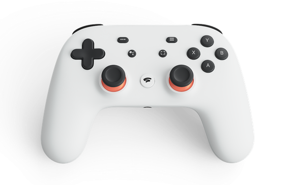 Google's Stadia controller.