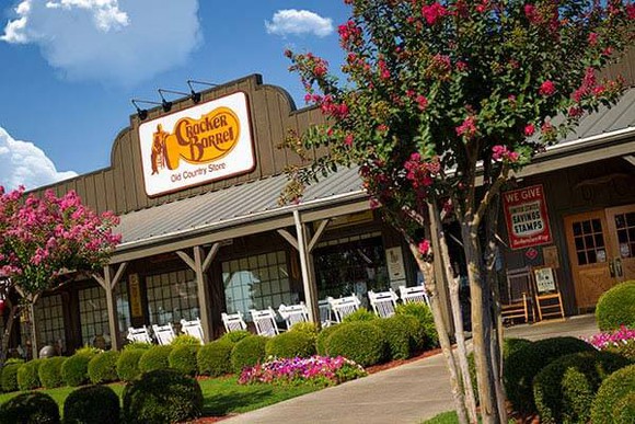 A Cracker Barrel restaurant.