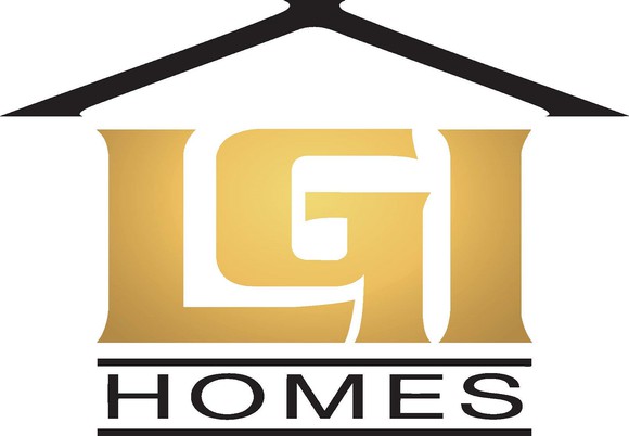 LGI Homes logo, which is the letters of the name shaped like a house.