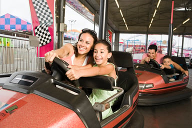 Family at a Theme Park