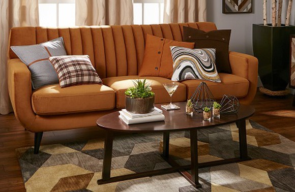 A furnished living room