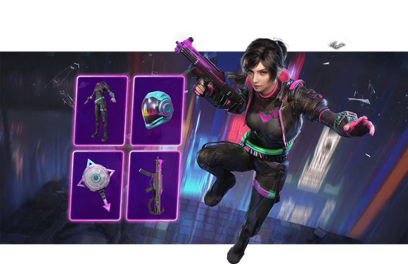 A character customization screen in PUBG Mobile.