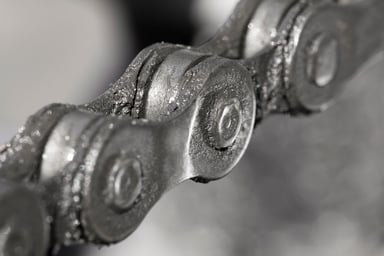 Close-Up of a Bike Chain