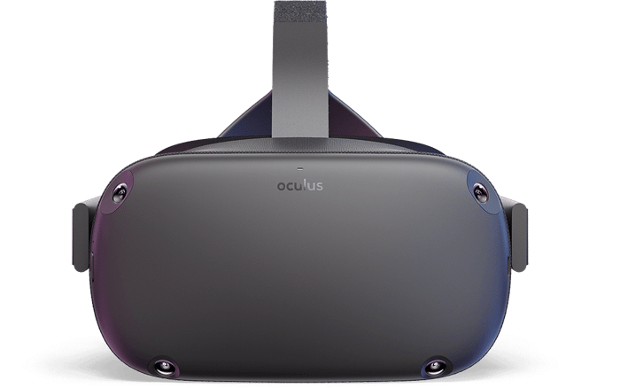 Oculus Quest headset. 