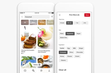 Food Search Filters