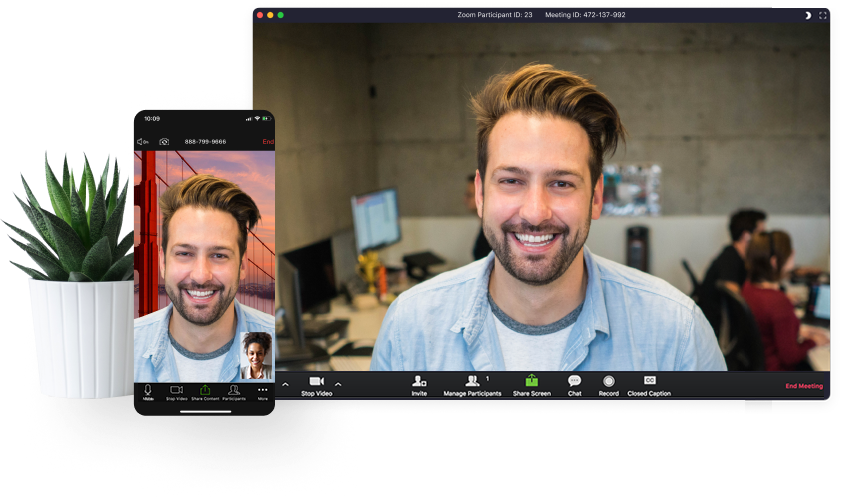 Zoom's video-conferencing platform