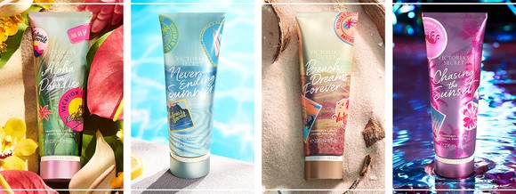 Victoria's Secret skincare products.