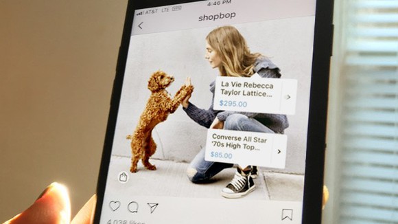 An example of shoppable product tags on Instagram