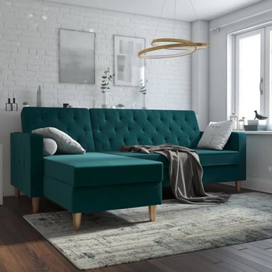 Liberty+Reversible+Sleeper+Sectional