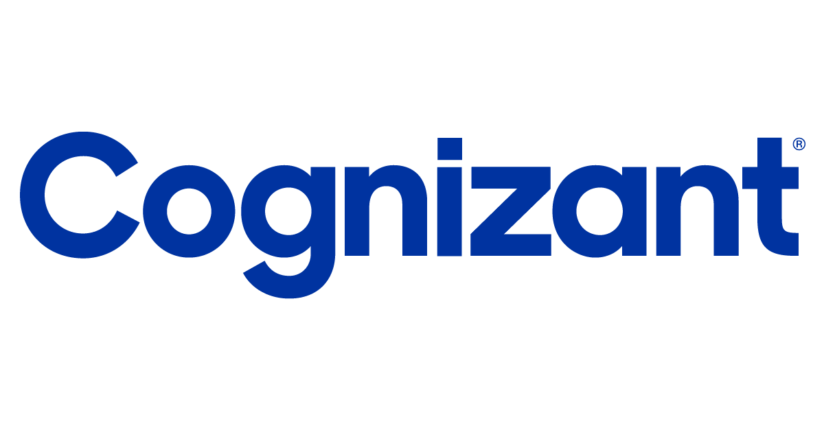 Cognizant logo in blue.