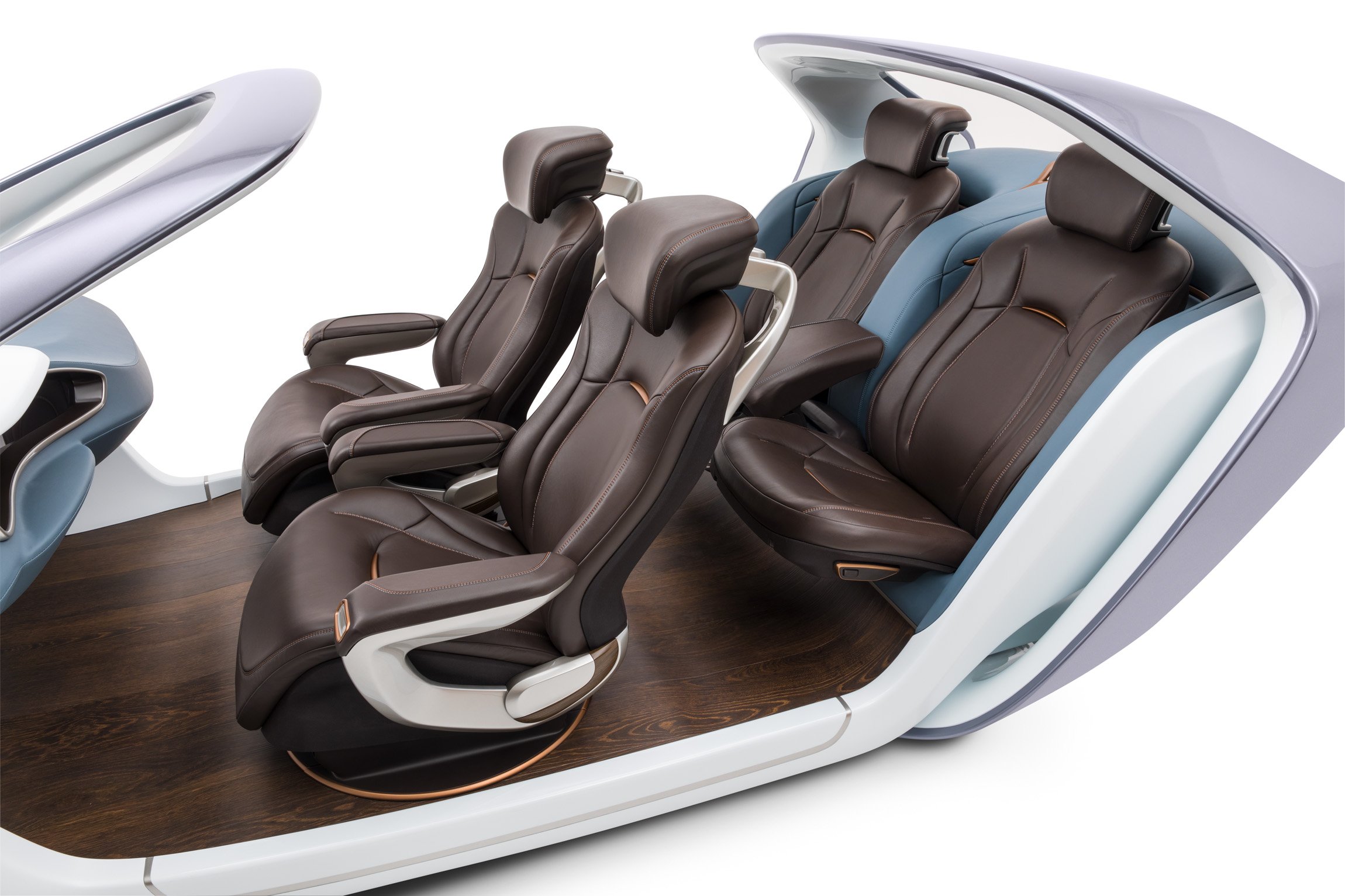 A model of an automotive interior.