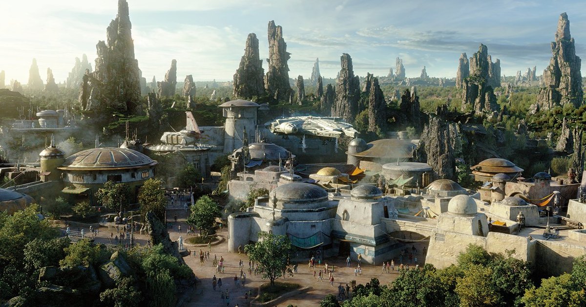 Image source: Concept art of Star Wars: Galaxy's Edge.