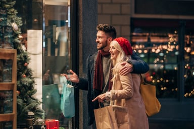 Couple shopping