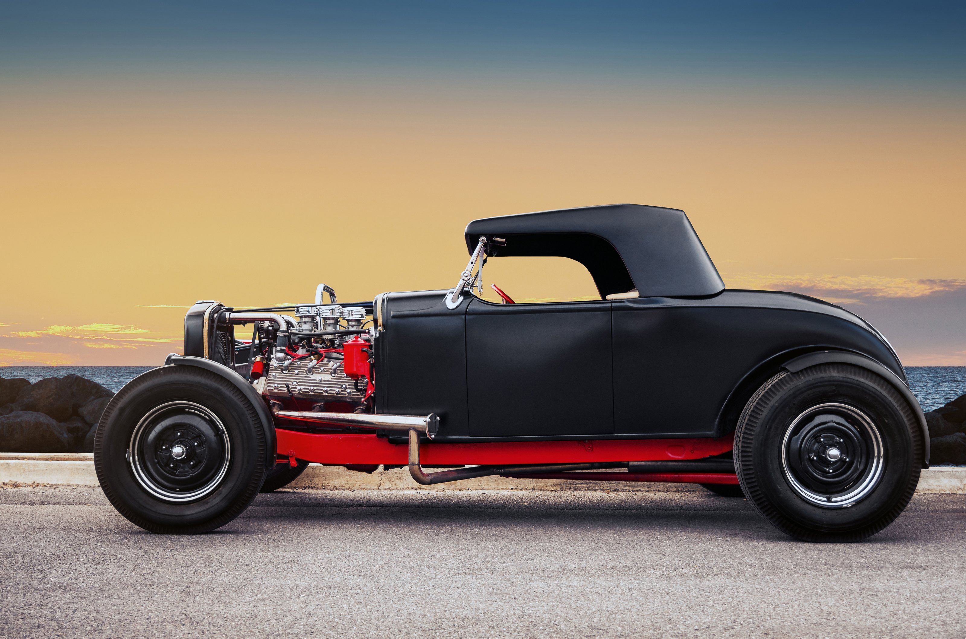 black hot rod