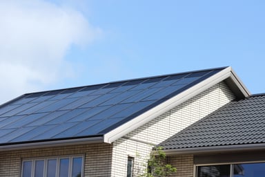 Roof with Solar Panels