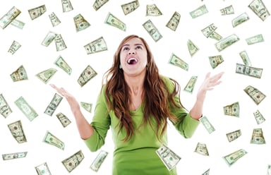 Getty - windfall inheritance money sky surprise