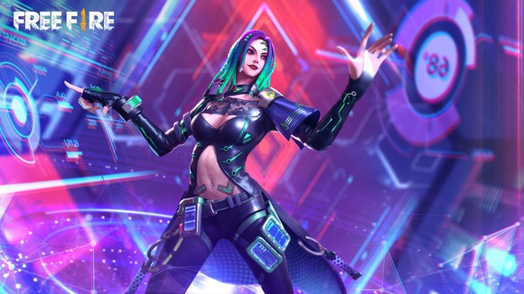 Female character in Free Fire