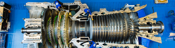 A GE gas turbine