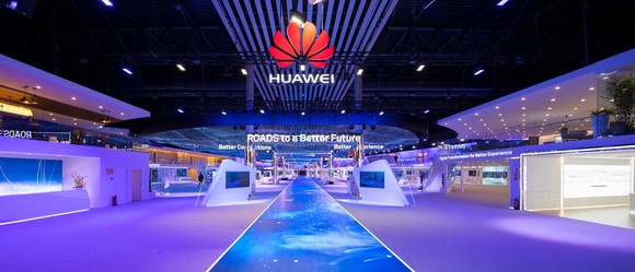 Huawei at Mobile World Congress 2018.