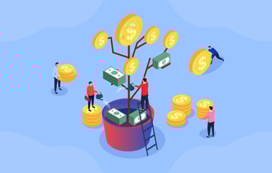 Money Tree Concept Illustration