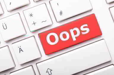 Getty - oops mistake regret