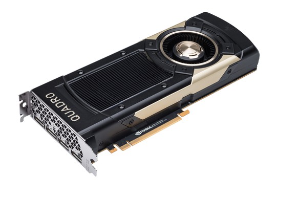 An NVIDIA Quadro GV100 GPU.