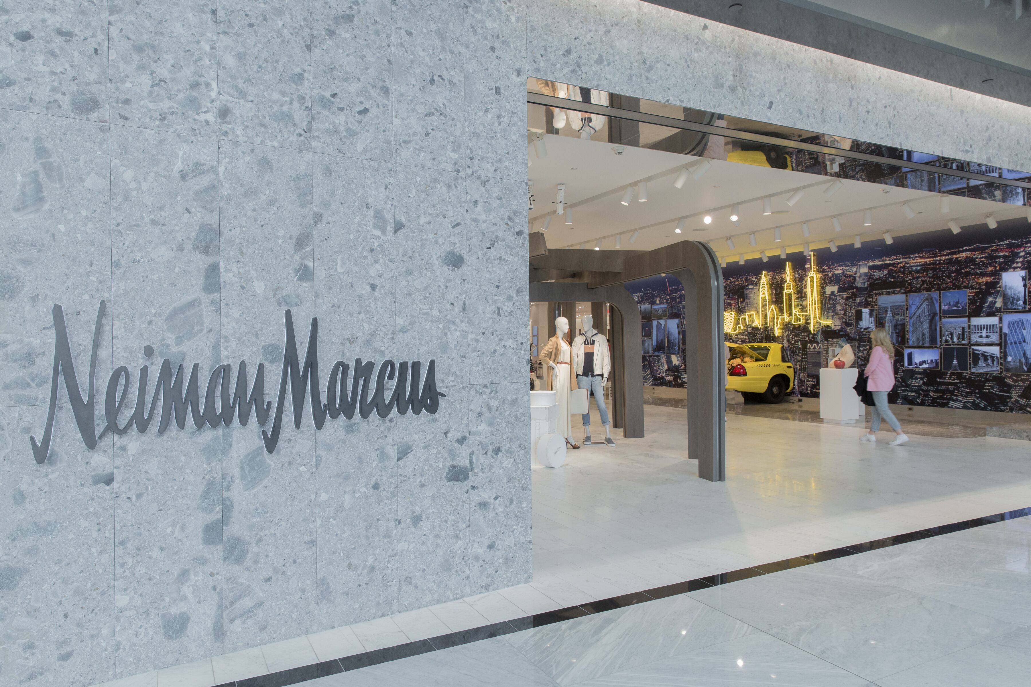 The entrance to Neiman Marcus' new Manhattan store.