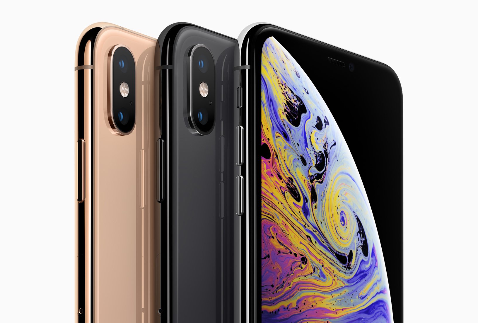 iPhone XS in multiple colors