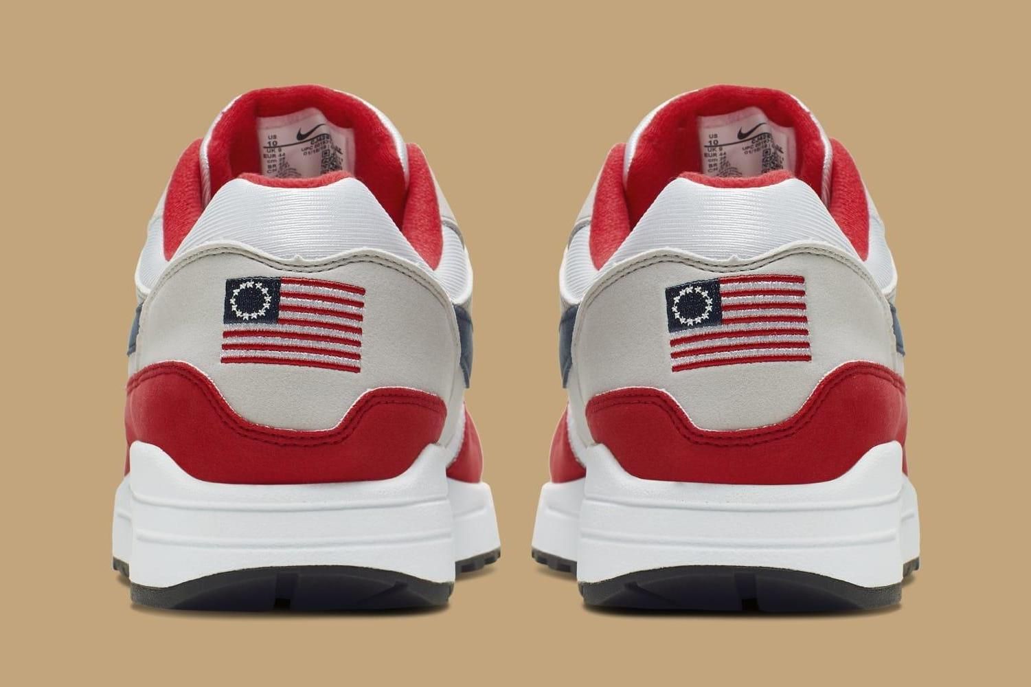 Nike's Air Max Quick Strike Fourth of July Edition shoe.