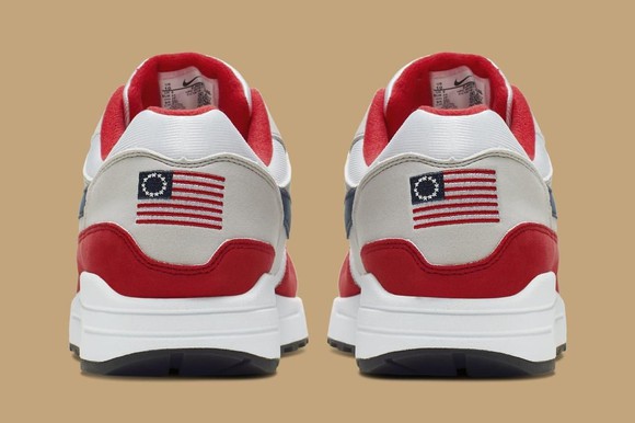 Nike's Air Max Quick Strike Fourth of July Edition shoe.