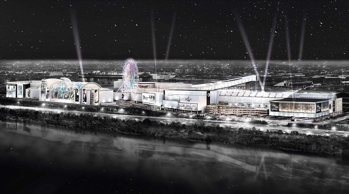 Artist's rendering of the American Dream Mall