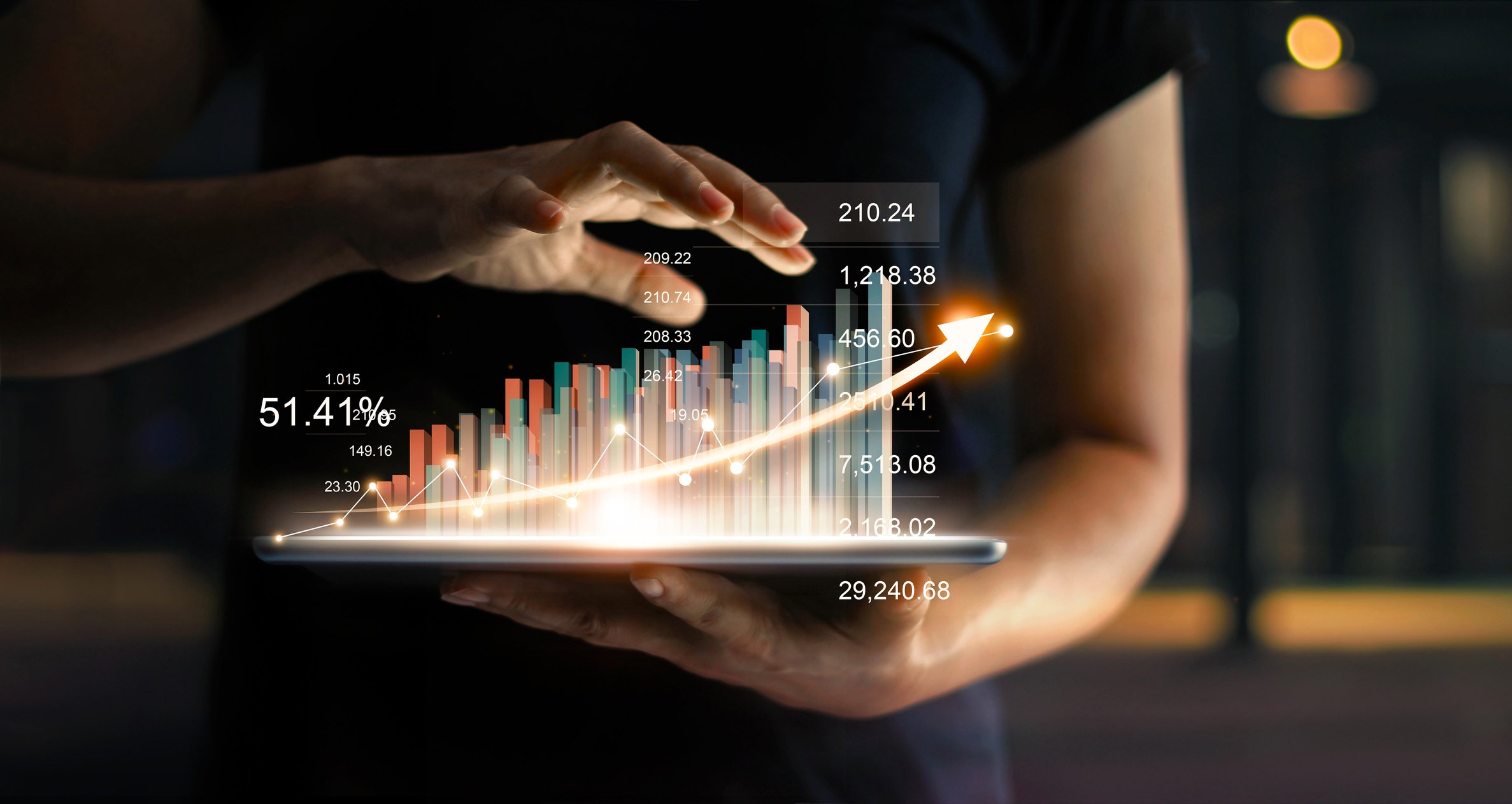 financial_Chart_hologram