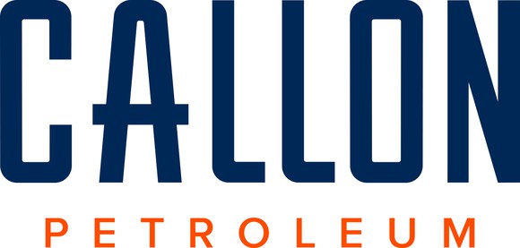 Callon Petroleum logo in blue and orange.
