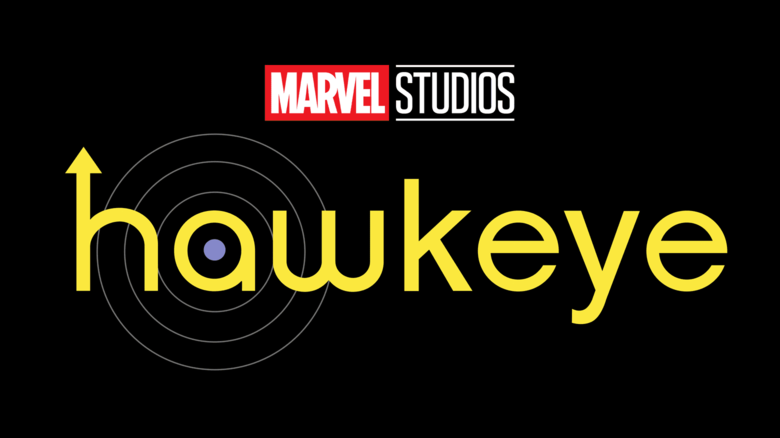 Marvel Studios Hawkeye movie logo.