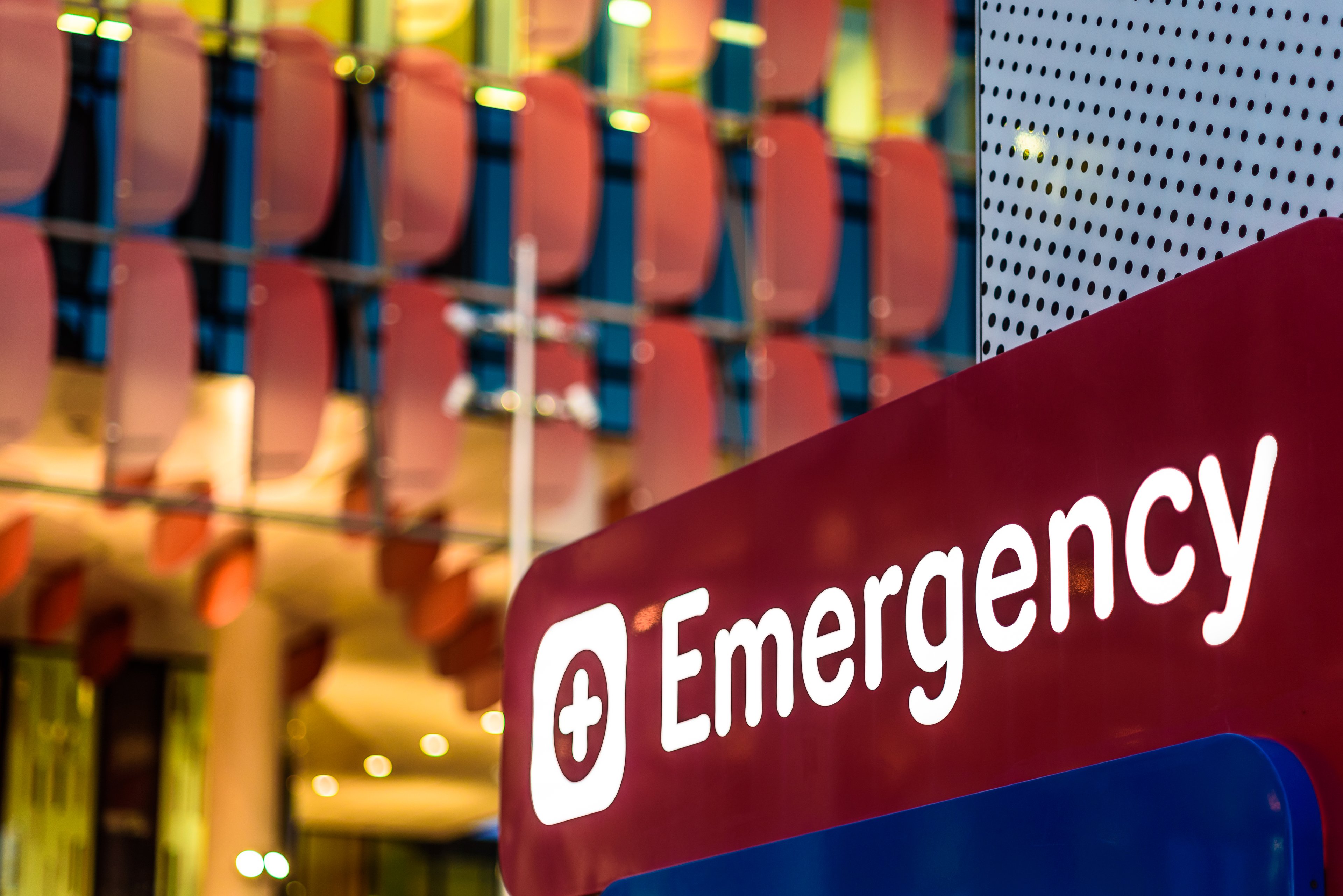 An Emergency Room sign