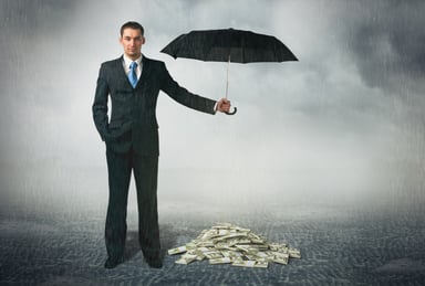 MAN MONEY UMBRELLA