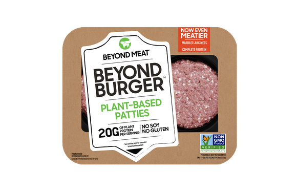 A Beyond Burger package.