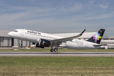 Airline-Volaris plane A320neo VLRS