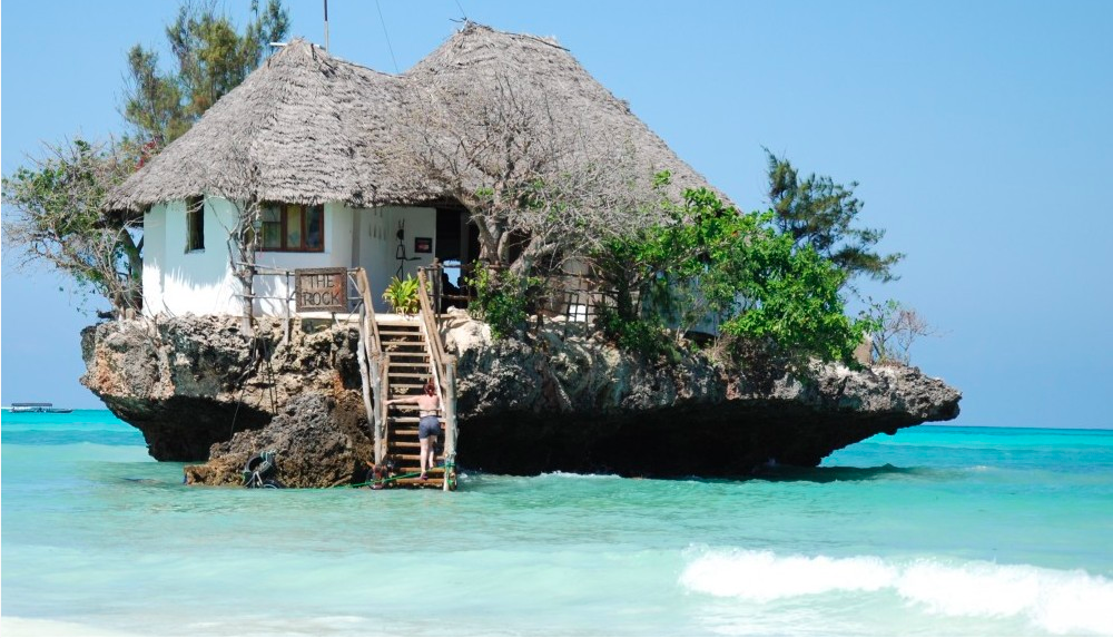 The Rock restaurant in Zanzibar, Tunisia