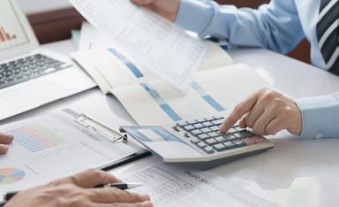 Accounting spreadsheets Getty Images