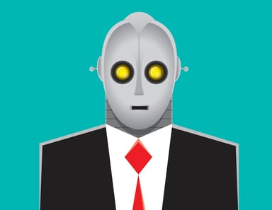 robot in suit robo advisor