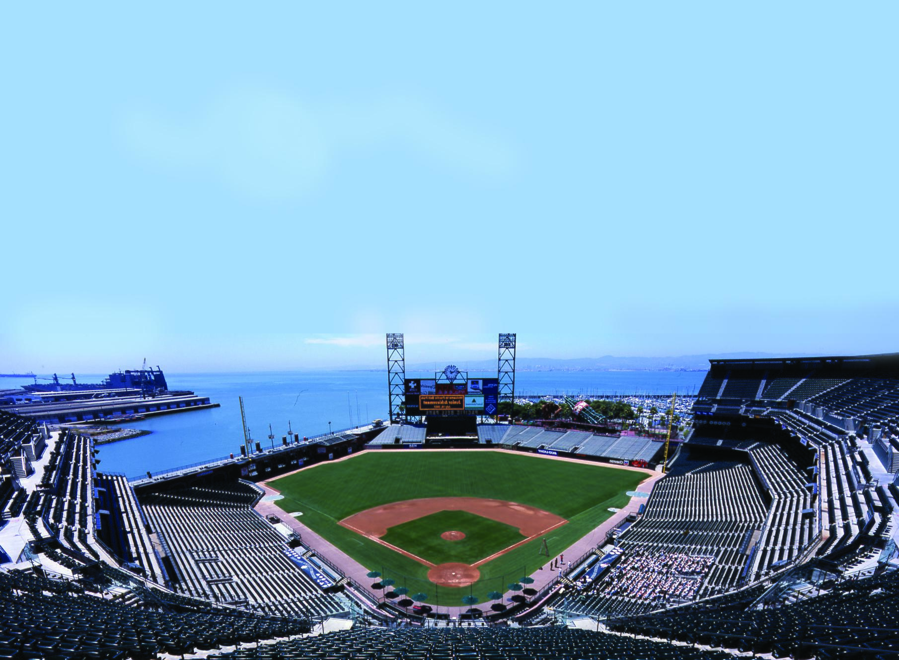 Oracle Park field in San Fransisco