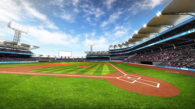 A baseball stadium.