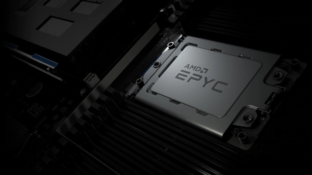 An AMD EPYC chip.